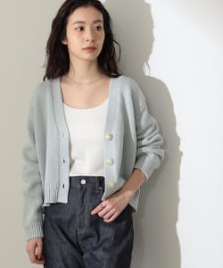 Demi-Luxe BEAMS / Vネック ニットカーディガン