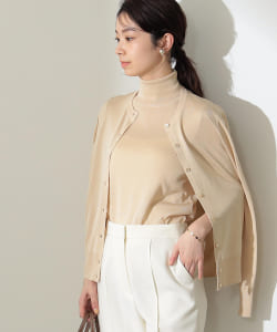 Demi-Luxe BEAMS / シルク カーディガン
