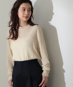 Demi-Luxe BEAMS / コットン クルーネックプルオーバー