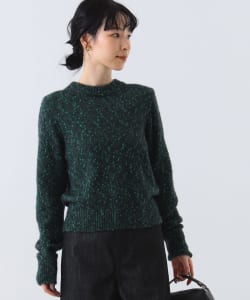 Demi-Luxe BEAMS / カラースラブ ショート ニット