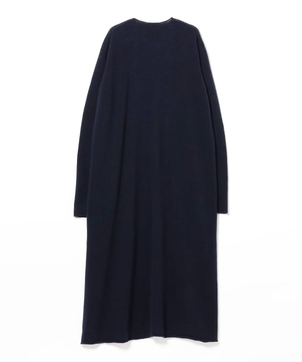 ブラームス ガウンコート/ベルテッドロングカーディガン 日本製 ネイビー L ビーミング by ビームス×ペンドルトンのロングカーディガン、別注の