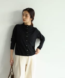 Demi-Luxe BEAMS / 女裝 微高領 開襟衫