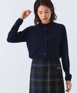 Demi-Luxe BEAMS / 女裝 微高領 開襟衫