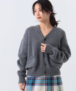 SLOANE × Demi-Luxe BEAMS / 別注 5ゲージ 天竺編み ショートカーディガン