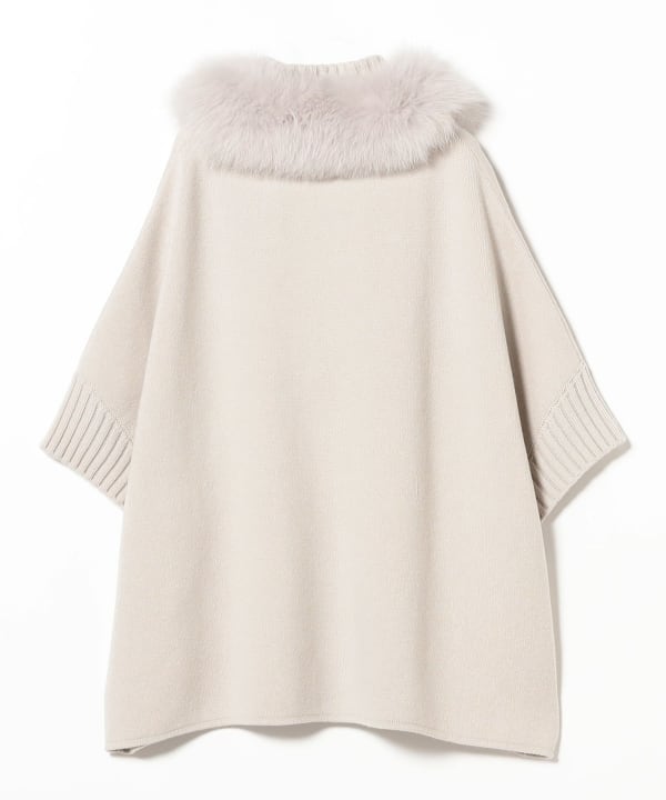 未使用EFFE BEAMS / スタンドネック ポンチョコート EFFE BEAMS（エッフェ ビームス）【10/23再値下げ】リバー