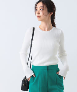 AURALEE / GIZA HIGH GAUGE RIB KNIT P/O