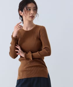 AURALEE / GIZA HIGH GAUGE RIB KNIT P/O