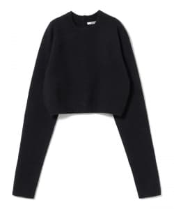 AURALEE / BRUSHED RASCHEL MOLE KNIT PULLOVER