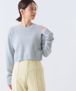 AURALEE / BRUSHED RASCHEL MOLE KNIT PULLOVER