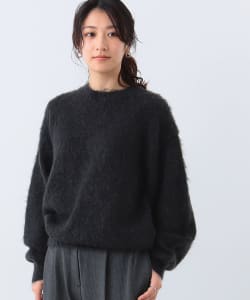 AURALEE / BRUSHED SUPER KID MOHAIR KNIT P/O