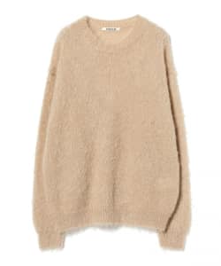AURALEE / BRUSHED SUPER KID MOHAIR KNIT P/O