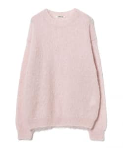 AURALEE / BRUSHED SUPER KID MOHAIR KNIT P/O