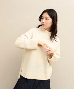 Demi-Luxe BEAMS / ハイネック ボックス プルオーバー