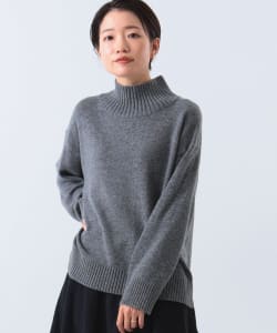 Demi-Luxe BEAMS / ハイネック ボックス プルオーバー