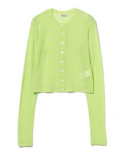 AURALEE / HARD TWIST COTTON GAUZE CARDIGAN