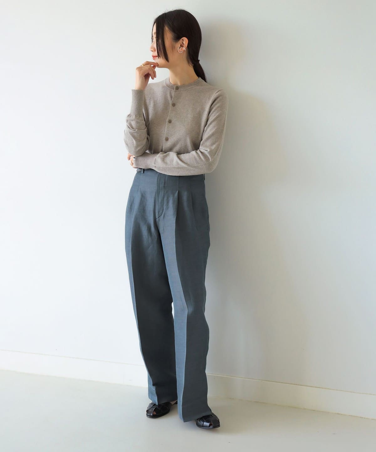 niceness カシミア デミグラブ NICENESS HUGH カシミアデミグラブ