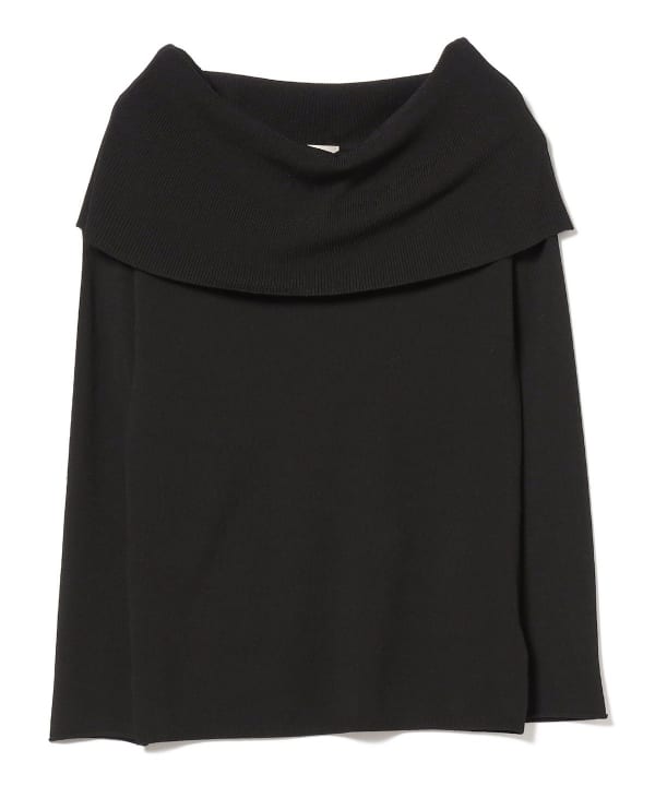 Demi-Luxe BEAMS Demi-Luxe BEAMS-shoulder pullover knit (tops Demi-Luxe BEAMS Demi-Luxe BEAMS-shoulder pullover knit (tops