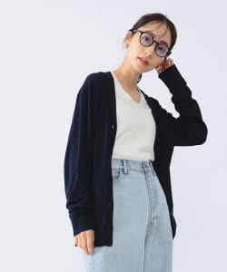 Demi-Luxe BEAMS / 女裝 蠶絲 V領 開襟衫