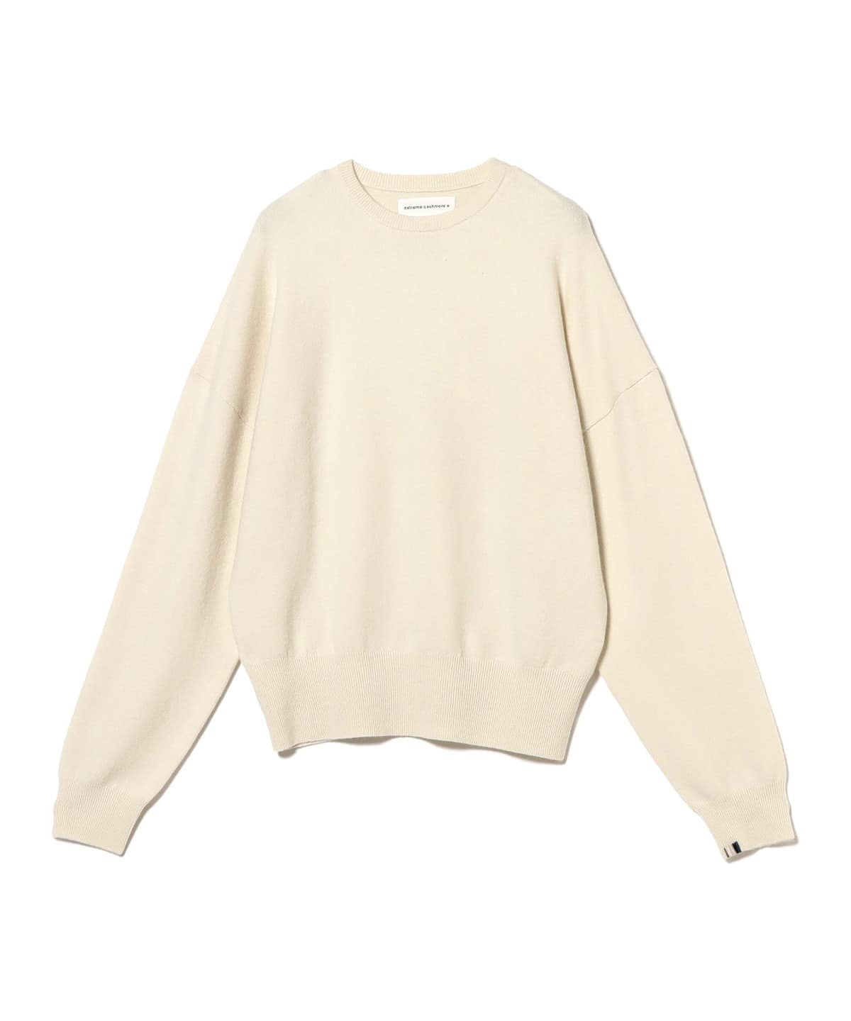 extreme cashmere エクストリーム カシミヤ / TES クルーネック ニット トップス WOMEN CREAM ONE SIZE extreme cashmere エクストリーム カシミヤ / TES クルーネック ニット トップス WOMEN CREAM ONE SIZE