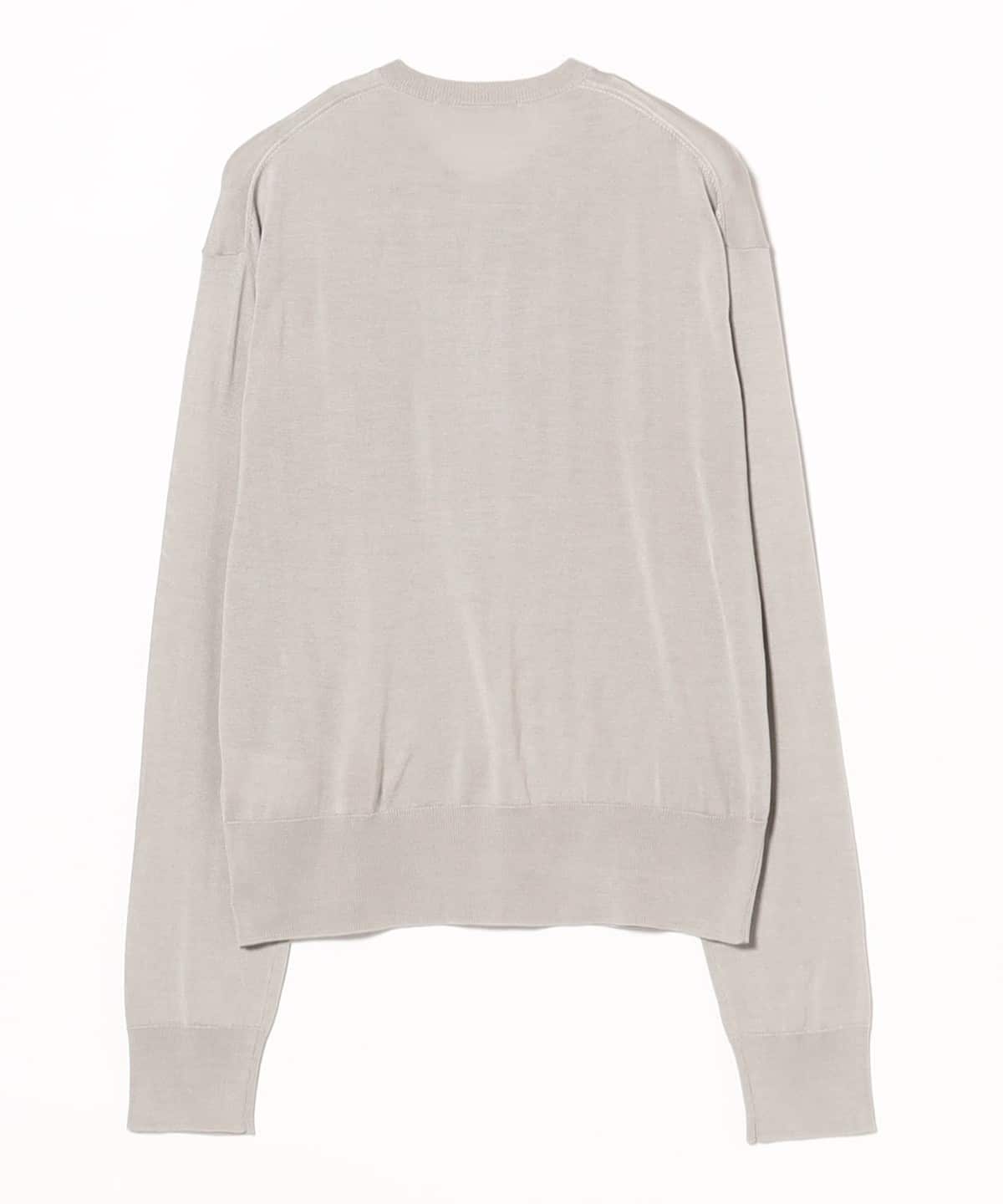 Demi-Luxe BEAMS シルク カーディガン ピンク Demi-Luxe BEAMS（デミルクス ビームス）の「Demi-Luxe BEAMS