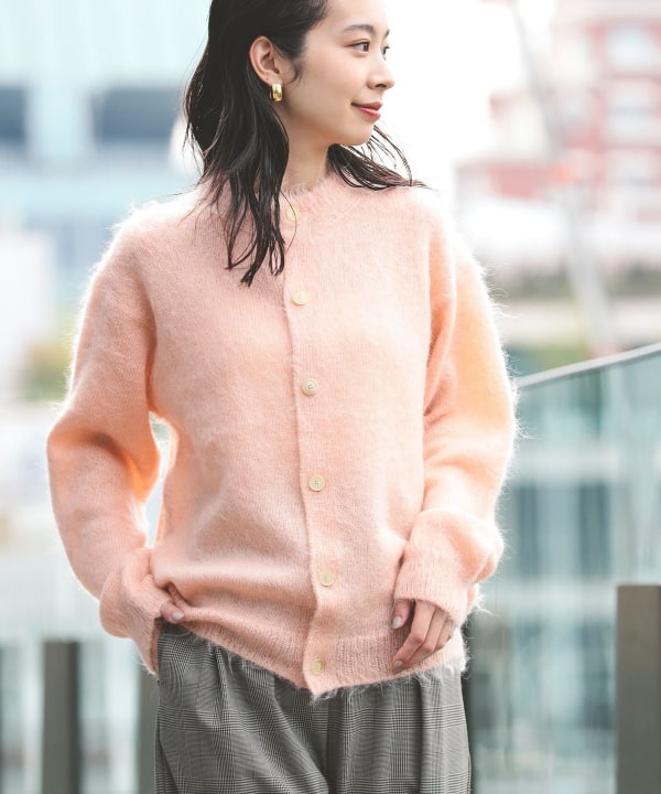 Demi-Luxe BEAMS（デミルクス ビームス）AURALEE / BRUSHED SUPER MOHAIR KNIT  CARDIGAN（トップス ニット・セーター）通販｜BEAMS