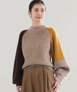 AK+1 / 女裝 色塊 針織 上衣