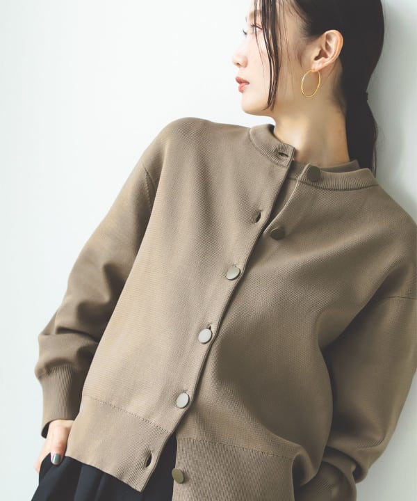 Demi-Luxe BEAMS佐藤佳菜子×SLOANE・ミラノリブ カーディガン Demi-Luxe BEAMS（デミルクス ビームス）【別注】スタイリスト