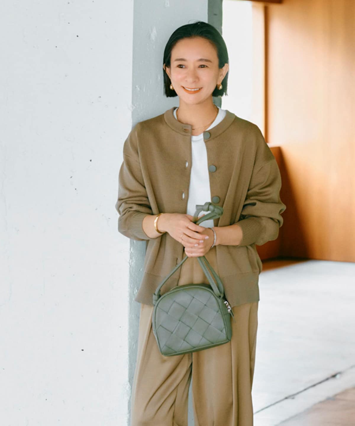【別注】スタイリスト佐藤佳菜子 × SLOANE スローン / 12ゲージ ハーフミラノリブ カーディガン トップス WOMEN KHAKI 2 【別注】スタイリスト佐藤佳菜子 × SLOANE スローン / 12ゲージ ハーフミラノリブ カーディガン トップス WOMEN KHAKI 2