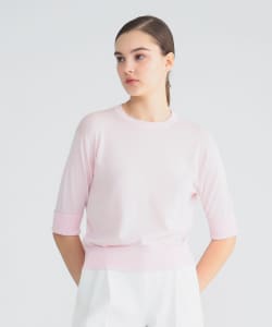 JOHN SMEDLEY / 30ゲージ コットン ５分袖 ニットプルオーバー