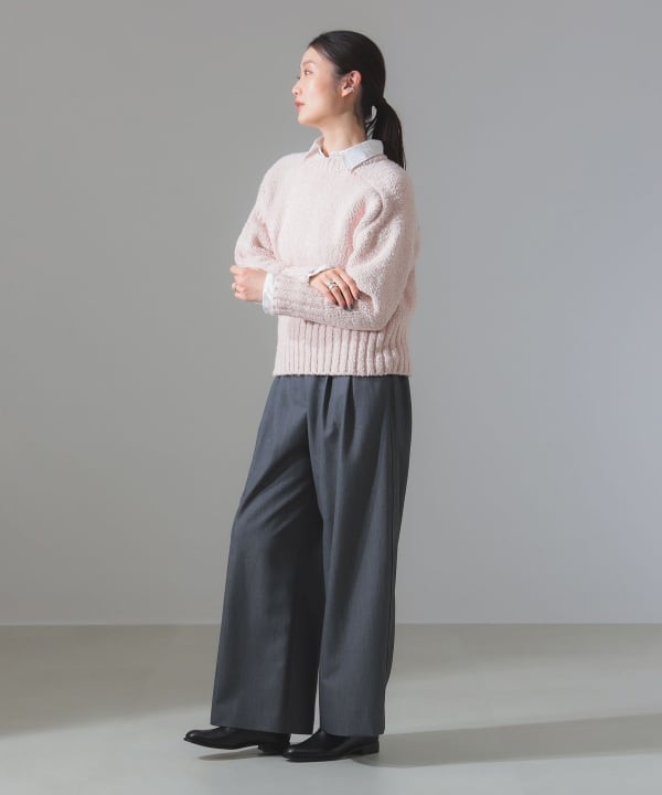 k*k様 BATONER × BEAMS PLUS / ボトルネック ニット　グ BEAMS PLUS（ビームス プラス）【8/14再値下げ】【別注】BATONER