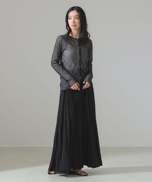 Demi-Luxe BEAMS - Demi-Luxe BEAMS リネン混ドルマンカーディガン Demi-Luxe BEAMS リネン混ドルマンカーディガン