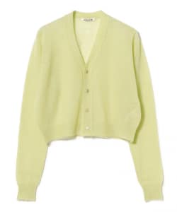 AURALEE / KID MOHAIR SHEER KNIT CARDIGAN