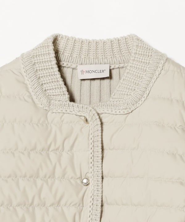 売り切り‼️モンクレール　カーディガン オフホワイト　M モンクレール CARDIGAN14 カーディガン14 在庫商品