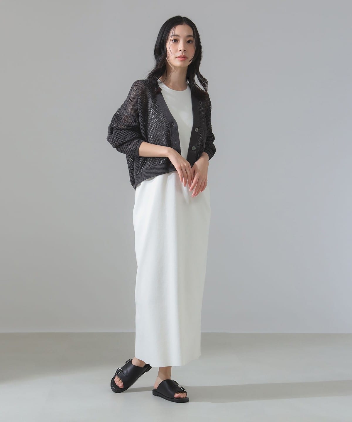 Demi-Luxe BEAMS（デミルクス ビームス）ギマコットン Vネック カーディガン（トップス ニット・セーター）通販｜BEAMS Demi-Luxe BEAMS... 