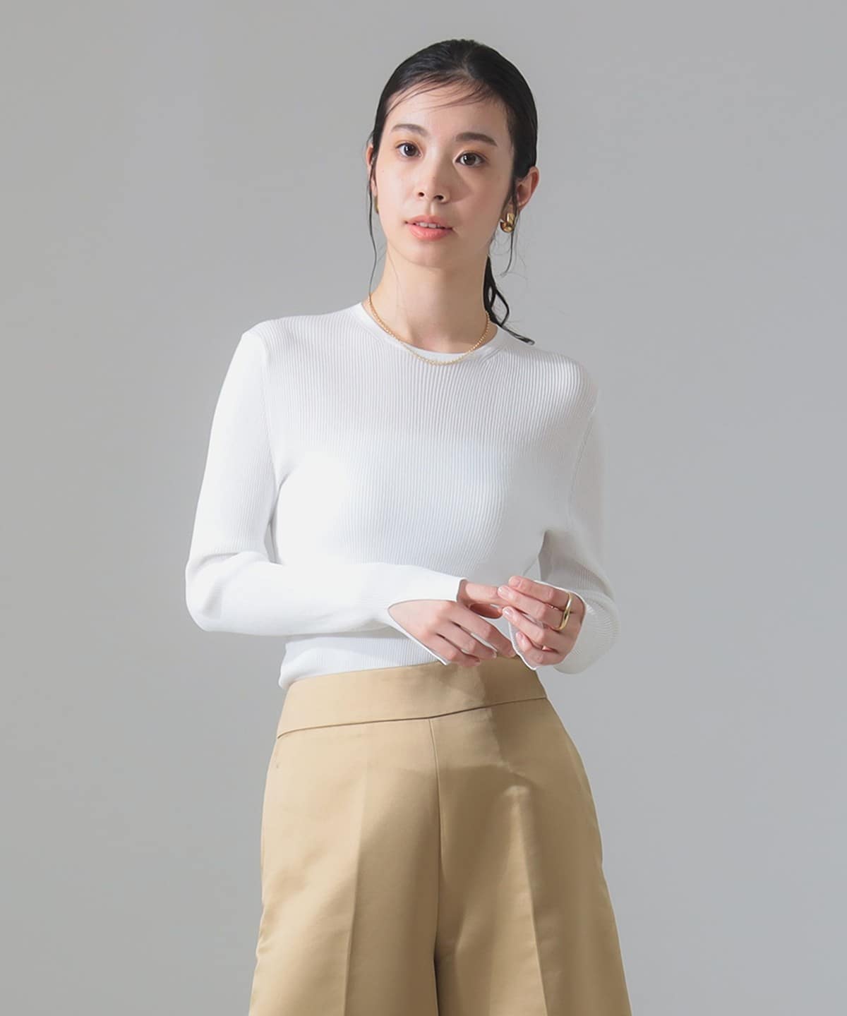 Demi-Luxe BEAMS（デミルクス ビームス）18ゲージ リブ ロング