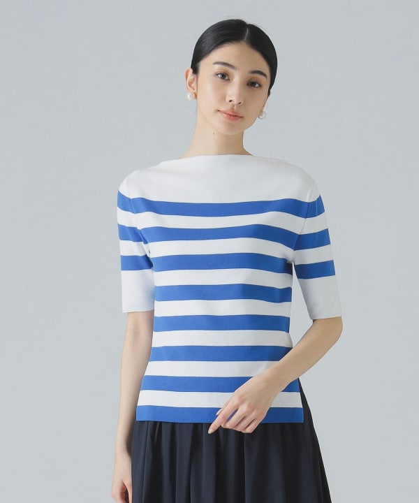EFFE BEAMS カラーリリープルオーバーニット エッフェビームス EFFE BEAMS（エッフェ ビームス）フレアカフス プルオーバー