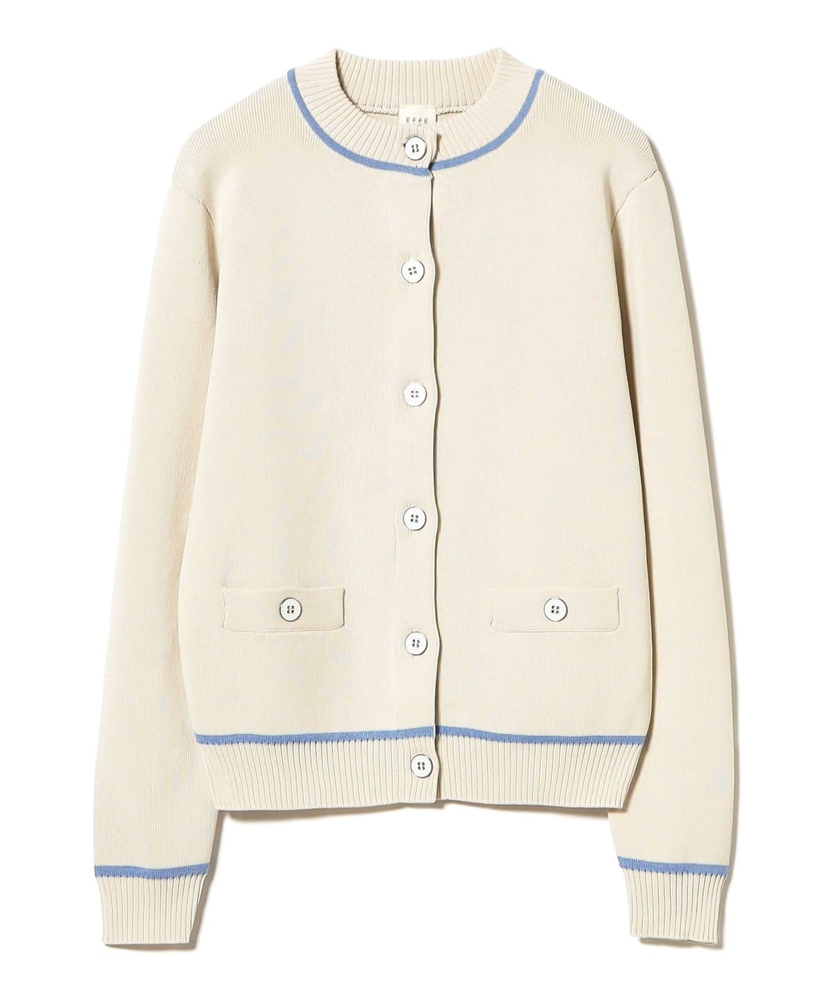 カラーライン カーディガン トップス WOMEN NATURAL ONE SIZE カラーライン カーディガン トップス WOMEN NATURAL ONE SIZE