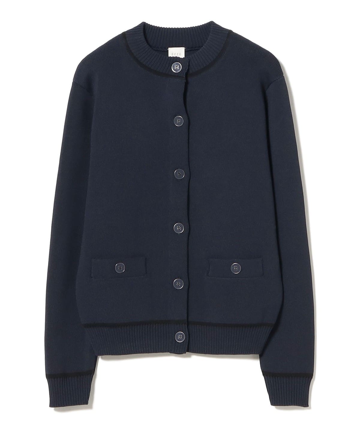 カラーライン カーディガン トップス WOMEN NAVY ONE SIZE カラーライン カーディガン トップス WOMEN NAVY ONE SIZE