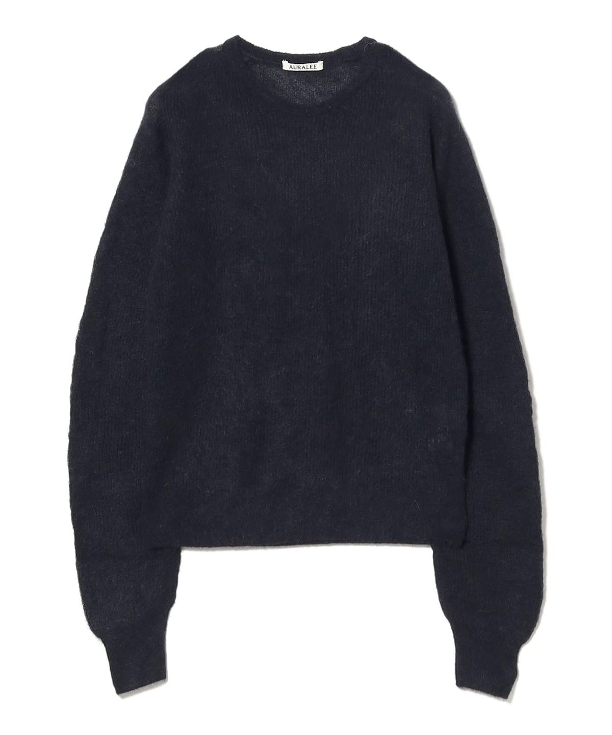 AURALEE オーラリー / BABY SURI ALPACA SHEER KNIT PULLOVER トップス WOMEN NAVY 1 AURALEE オーラリー / BABY SURI ALPACA SHEER KNIT PULLOVER トップス WOMEN NAVY 1