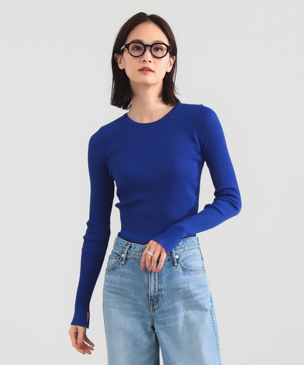 ニット/セーター Demi-Luxe BEAMS - cloudy mohair knit (light blue) 64150474057_C_1.jpg