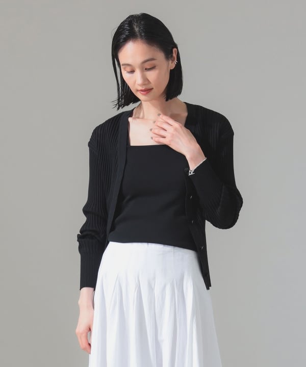 【極美品】スローン　デミルクスビームス 別注　ショート　カーディガン 極美品】スローン デミルクスビームス 別注 ショート カーディガン