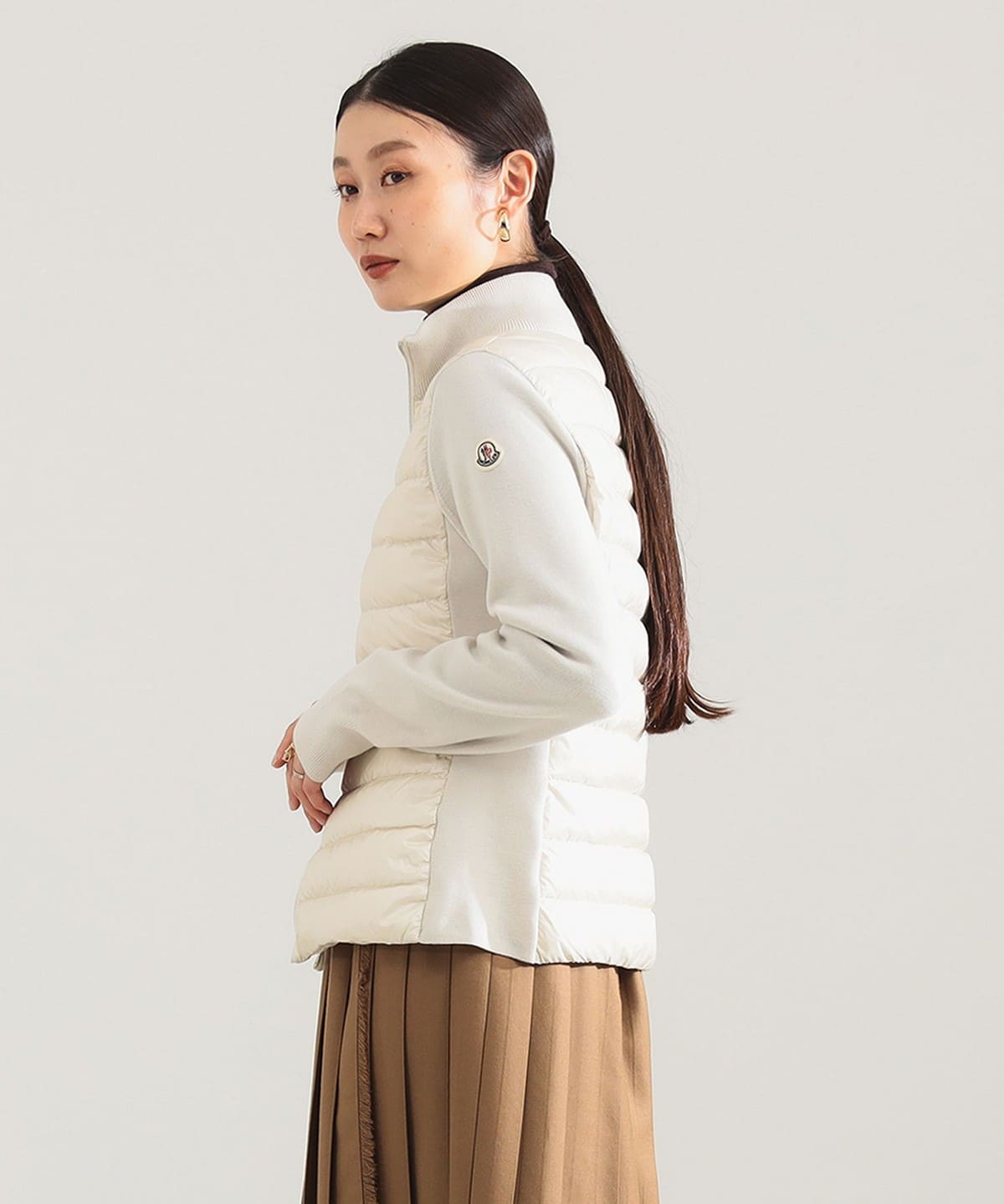 Demi-Luxe BEAMS（デミルクス ビームス）MONCLER / ハイネック ジップ