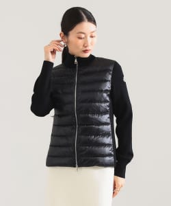 MONCLER / high neck zip cardigan