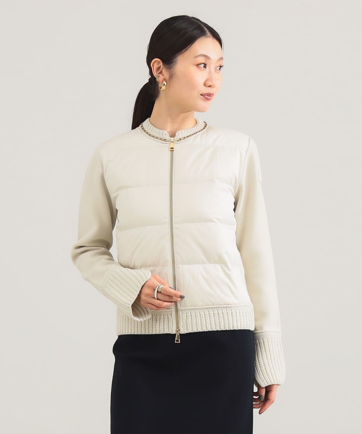 Demi-Luxe BEAMS（デミルクス ビームス）MONCLER / ジップ