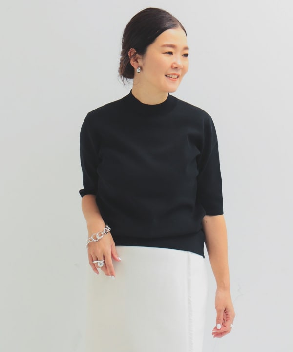 Demi-Luxe BEAMS（デミルクス ビームス）シンプル モックネック