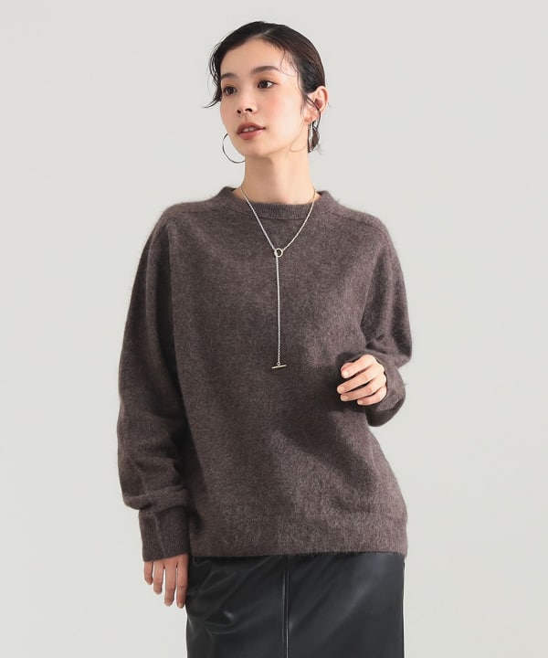 【Rubygaga】ATON カシミヤクルーネックセーター 6 Demi-Luxe BEAMS（デミルクス ビームス）ATON / カシミヤ クルーネック