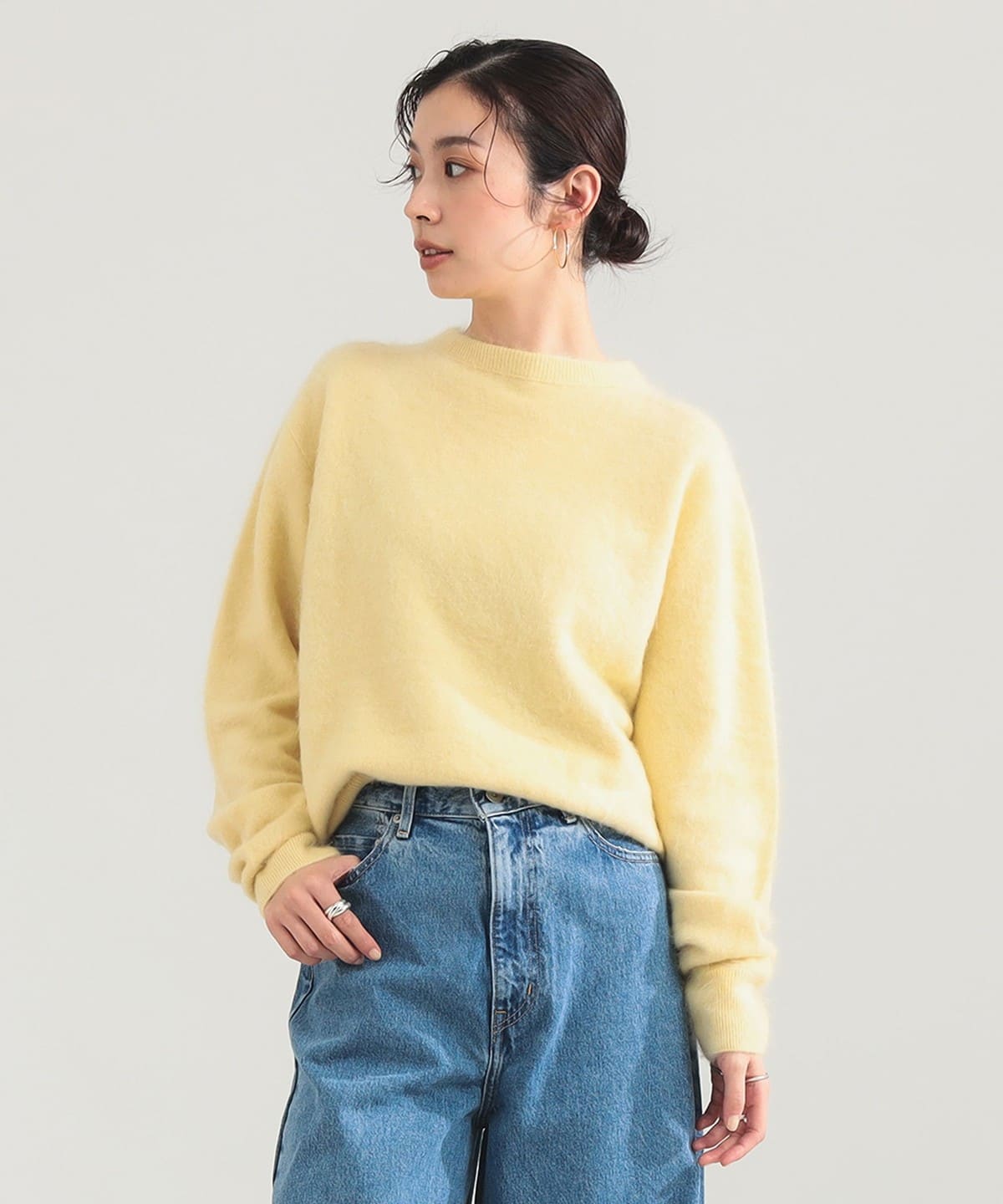 Demi-Luxe BEAMS（デミルクス ビームス）ATON / カシミヤ クルーネック