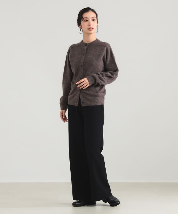 み*く様 美品⁑ATONエイトン　カシミヤウール ビッグカーディガン　ブラック ATON - 【残り一点】Wool Mouline Oversized Cardigan | ACRMTSM