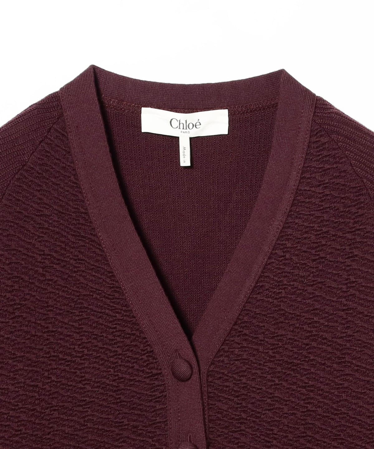 Demi-Luxe BEAMS（デミルクス ビームス）Chloe / リブ Vネック