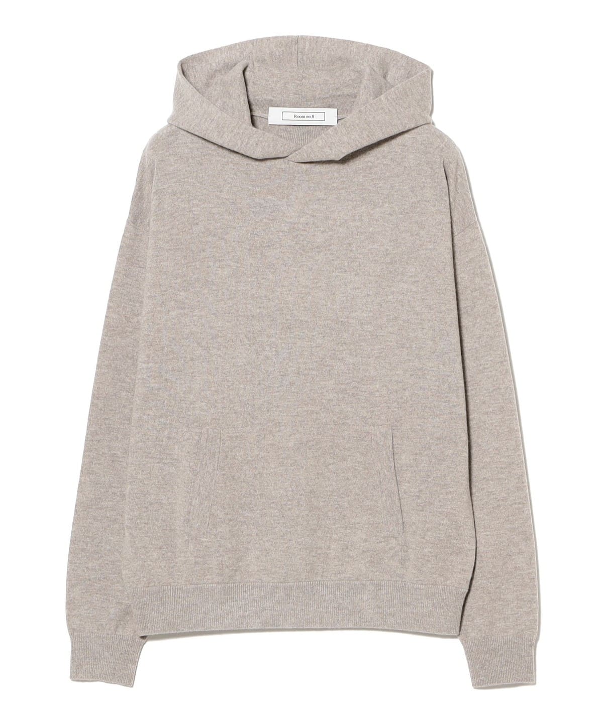 ROOM NO.8 ルームエイト / カシミヤ フーデット トップス トップス WOMEN BEIGE ONE SIZE ROOM NO.8 ルームエイト / カシミヤ フーデット トップス トップス WOMEN BEIGE ONE SIZE
